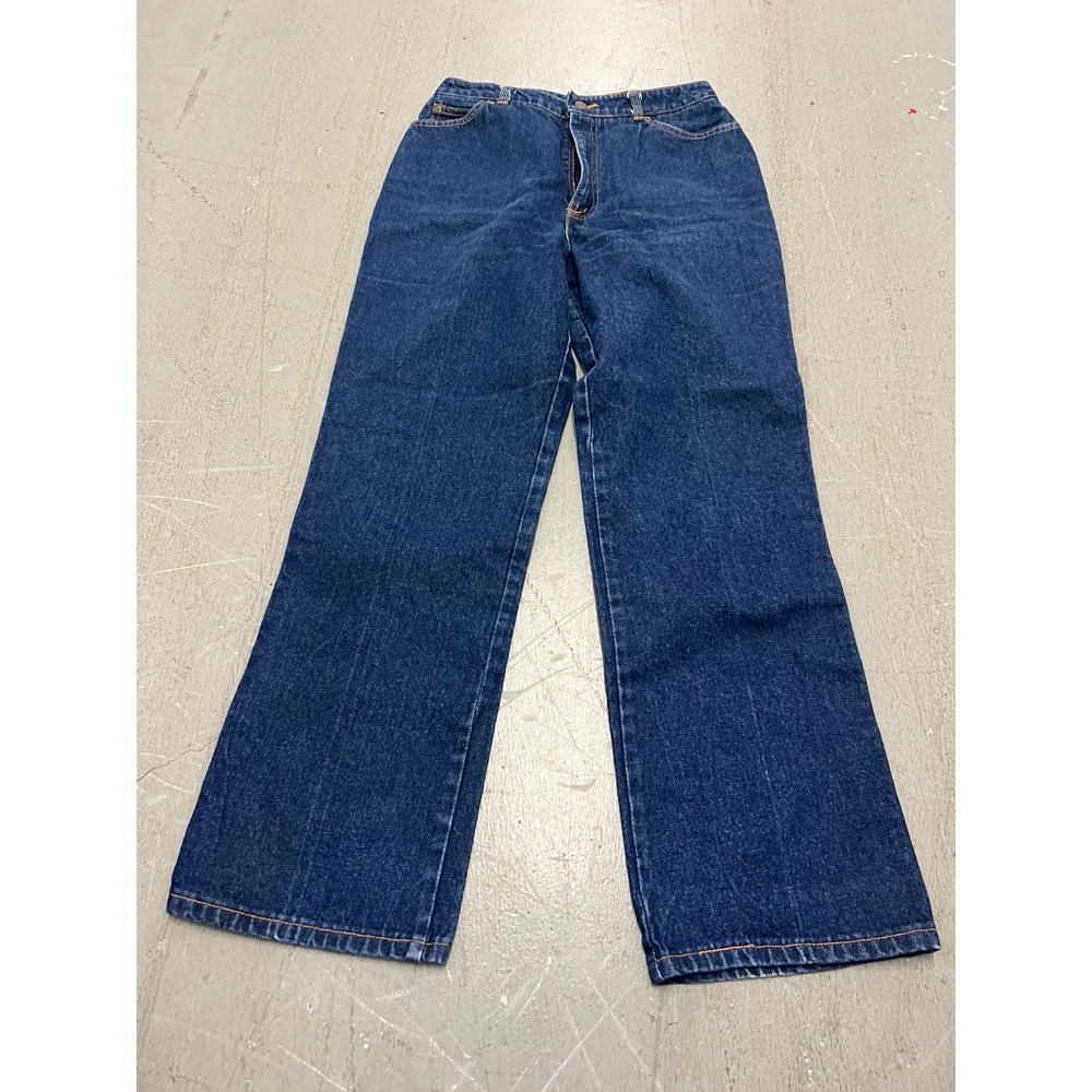 H.I.S. Jeans Womens 16 Deep Indigo Denim‎ High-Waisted Wide Leg Retro Streetwear